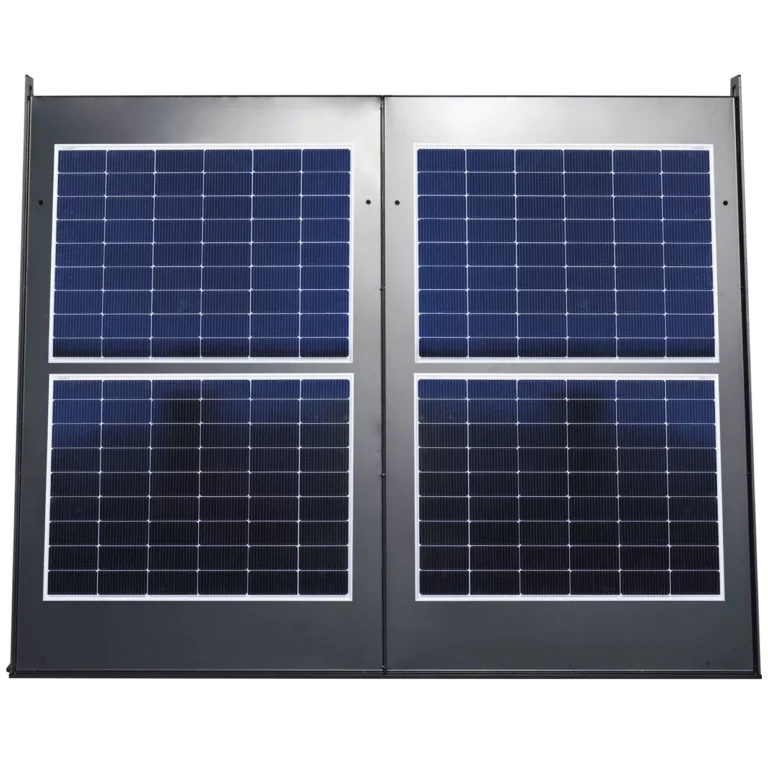 Pannelli solari - vista chiusa  Solar Panels - closed view